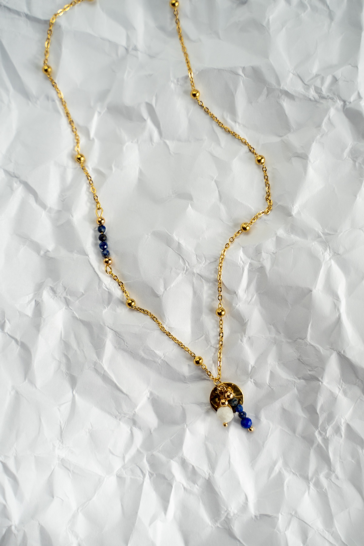 ryby złoty naszyjnik