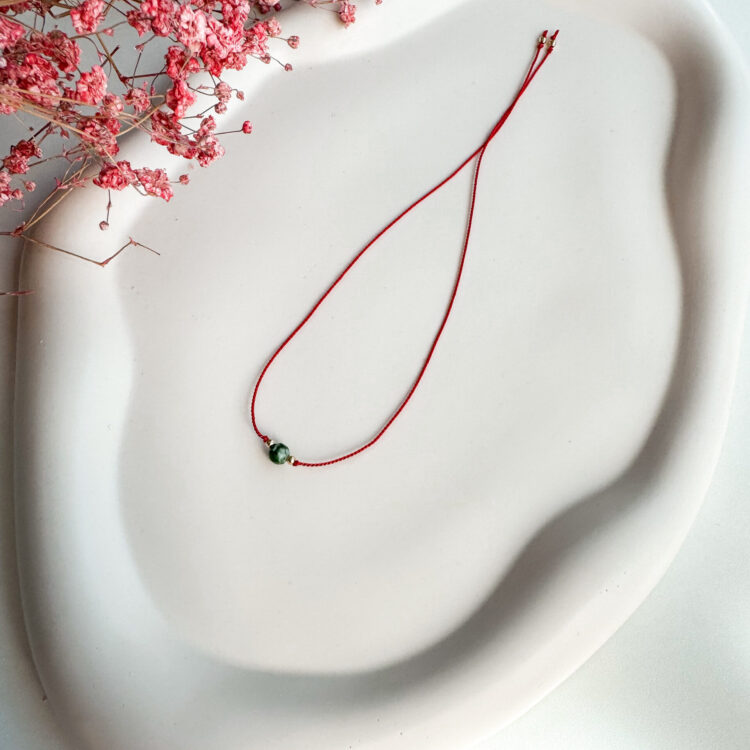 jaspis bransoletka szczęścia