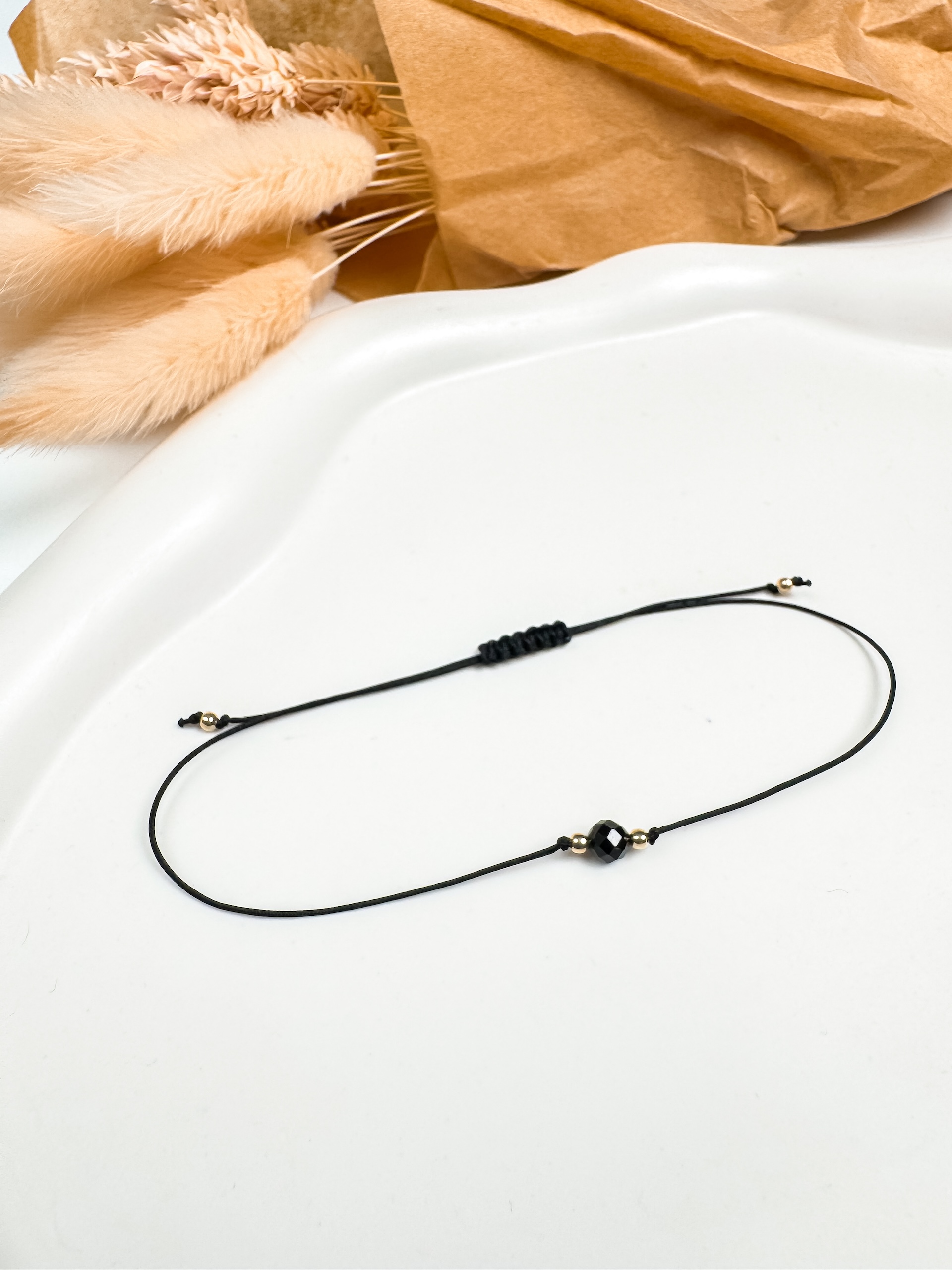 PAŹDZIERNIK bransoletka urodzinowa z Turmalinem