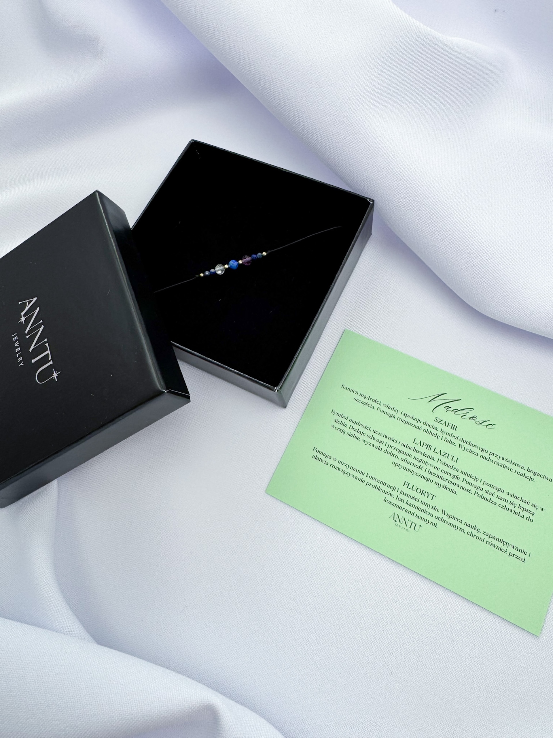 bransoletka mądrość z lapisem lazuli